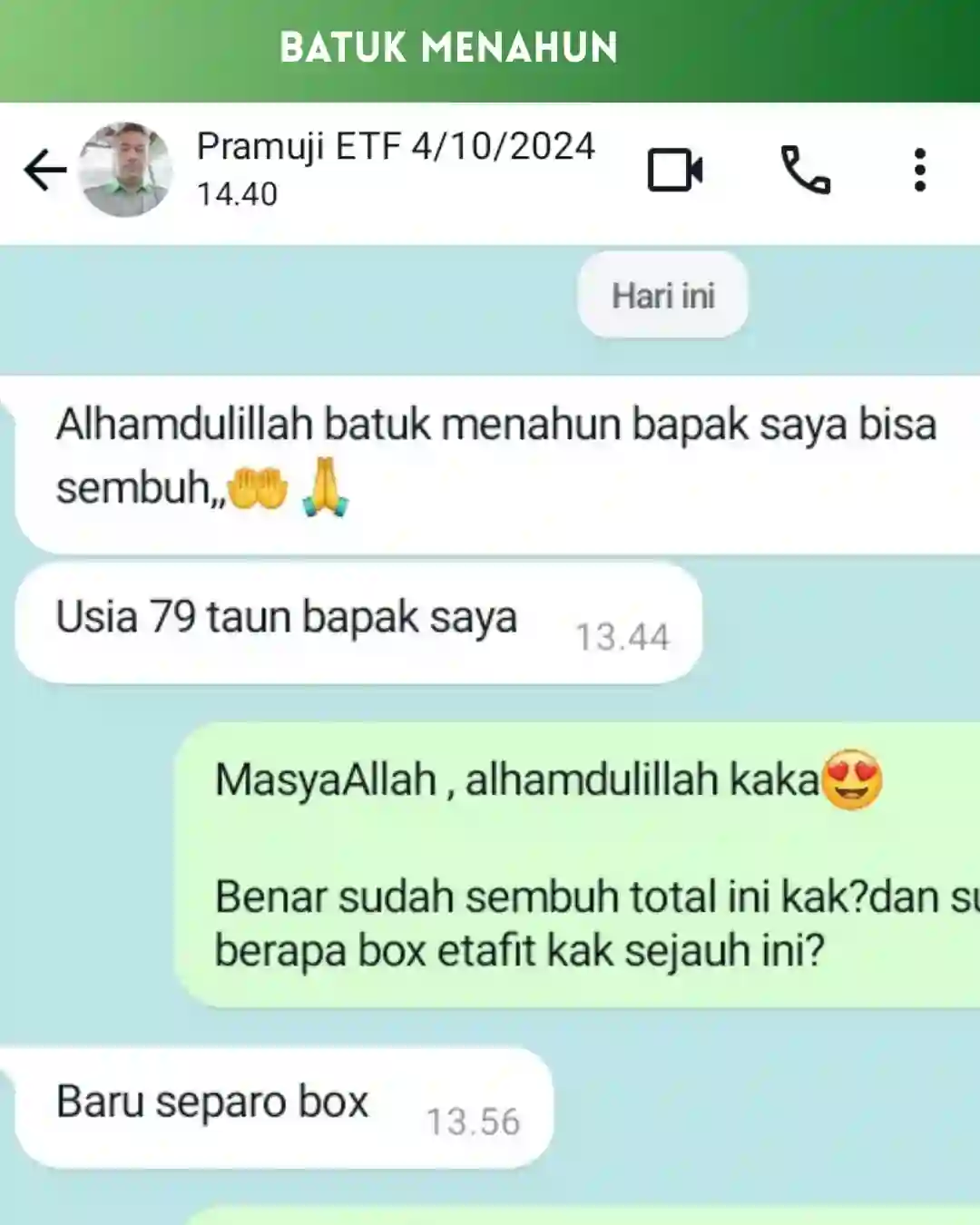 Testimoni pelanggan Etafit 4
